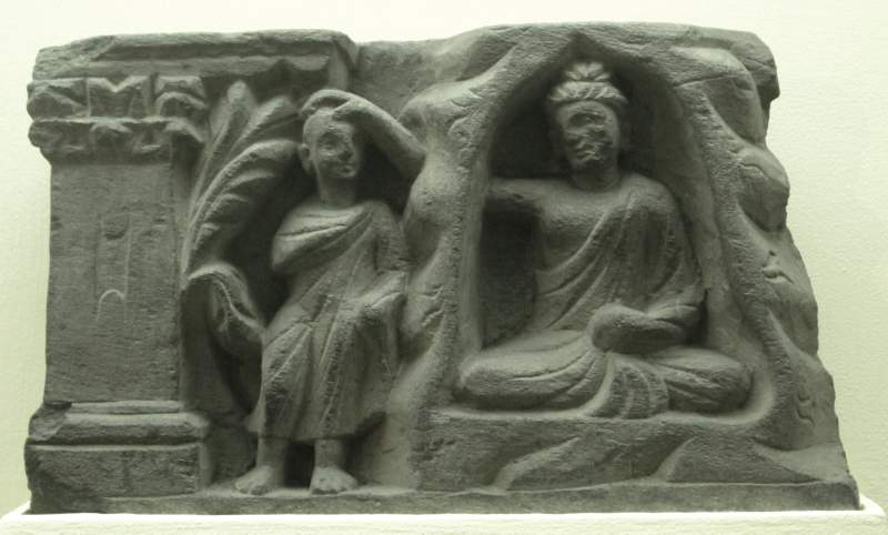 054 Consolation of Ānanda at Gijjhakūṭa, Jamalgarhi