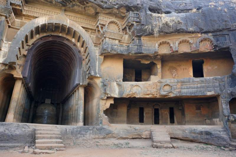 Chaitya Hall and nearby Caves