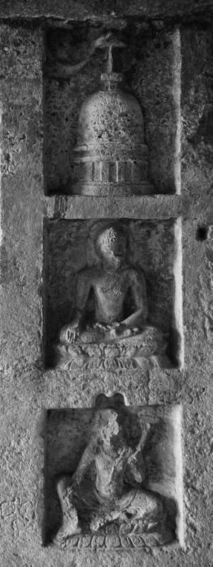 Cave 12, Panels with Chaitya