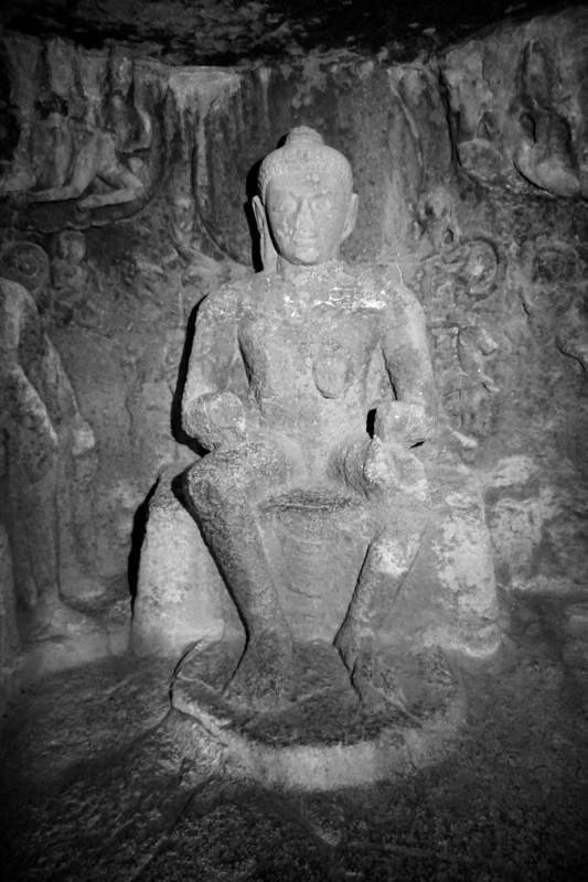 Cave 2, Buddha Sitting with Feet Down