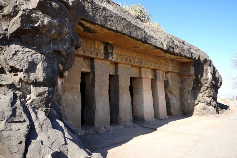 Cave 1, Exterior, Side View