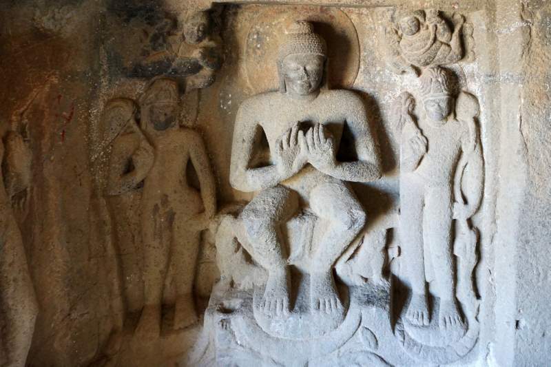 Cave 2, Buddha, Bodhisattvas and Devas