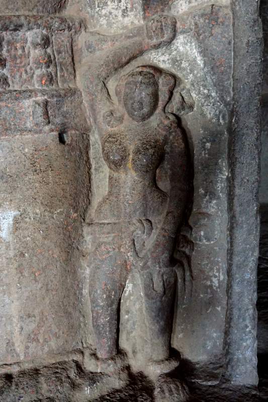 Cave 3, Woman holding Fly-Whisk