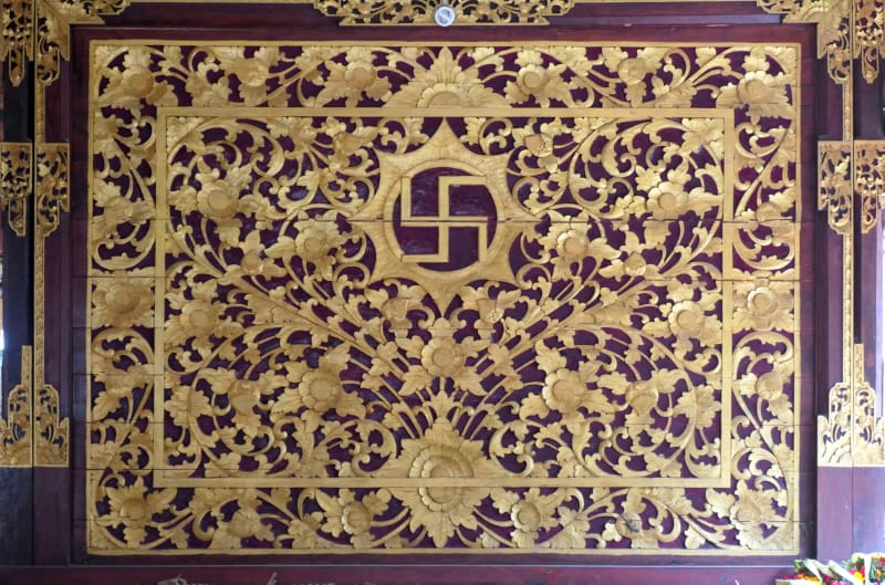 022 Swastika in Decorative Board