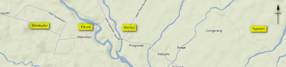 Borobudur-Pavon-Mendut