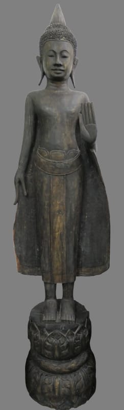 042 Standing Buddha in Bronze