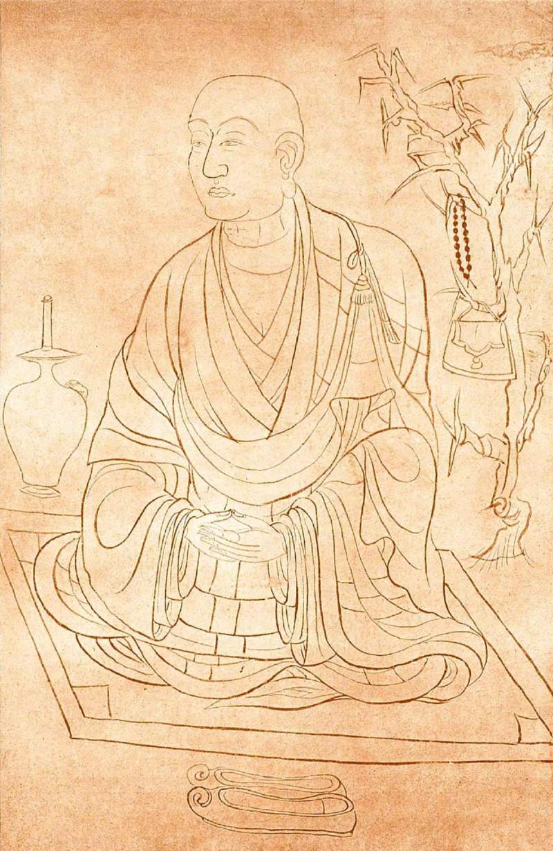 32c Meditating Monk