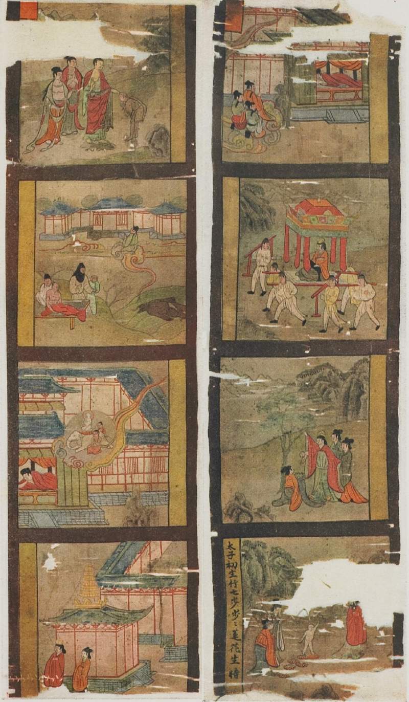 37a Scenes from the Buddha Legend
